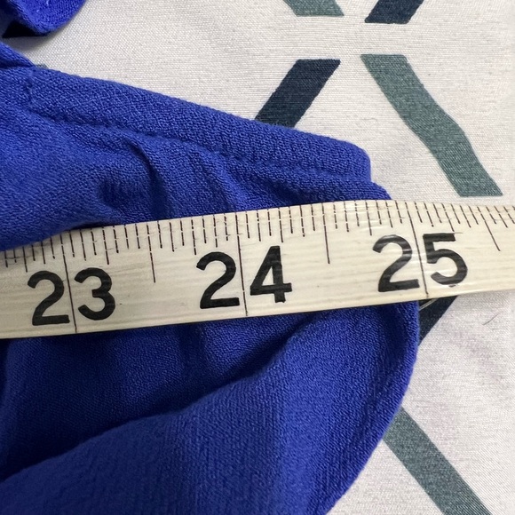 Old Navy Long Maxi Dress Tie Front Ruffle XL Truest Violet Short Sleeve NWT - Picture 10 of 12